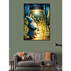 Kanvas Tablo Ormandaki Cüce 70x100 cm