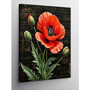 Kanvas Tablo Gelincik Çiçeği 70x100 cm
