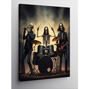 Kanvas Tablo Rock Grubu 100x140 cm