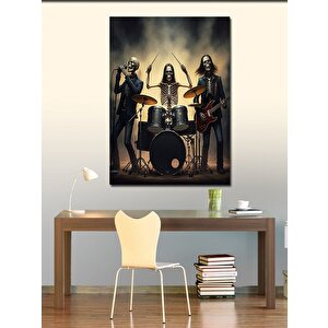 Kanvas Tablo Rock Grubu 100x140 cm