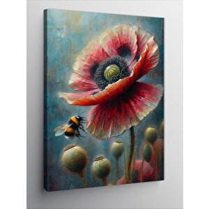 Kanvas Tablo Gelincik Çiçeği 70x100 cm