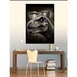 Kanvas Tablo Dinozor Portresi 70x100 cm