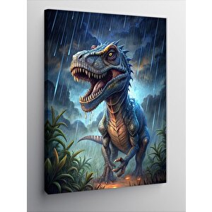 Kanvas Tablo Sinirli Dinazor 50x70 cm