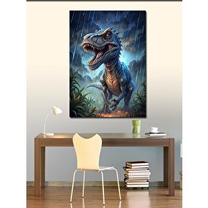 Kanvas Tablo Sinirli Dinazor 50x70 cm