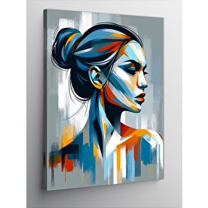 Kanvas Tablo Soyut Kadın 70x100 cm