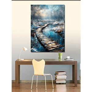 Kanvas Tablo Sisli Patika 70x100 cm