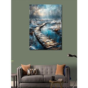 Kanvas Tablo Sisli Patika 70x100 cm