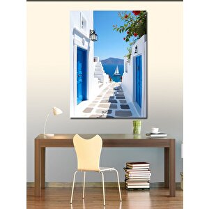 Kanvas Tablo Mavi Sokak 70x100 cm