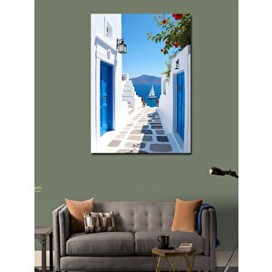 Kanvas Tablo Mavi Sokak 70x100 cm