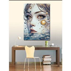 Kanvas Tablo Gözyaşı Kadın 100x140 cm