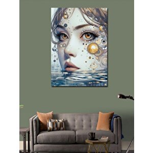 Kanvas Tablo Gözyaşı Kadın 100x140 cm