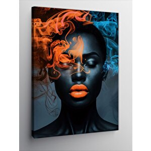 Kanvas Tablo Afrikalı Kadın 70x100 cm