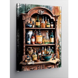 Kanvas Tablo İçecek Dolabı 70x100 cm