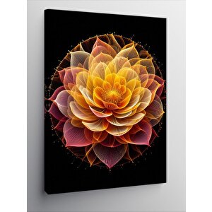 Kanvas Tablo Sukulent Çiçeği 100x140 cm