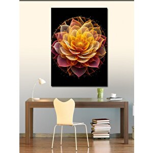 Kanvas Tablo Sukulent Çiçeği 100x140 cm