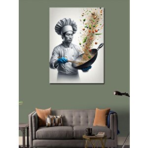 Kanvas Tablo Şef Aşçı 50x70 cm