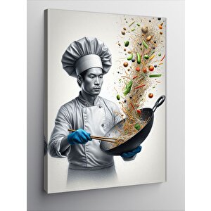 Kanvas Tablo Şef Aşçı 70x100 cm