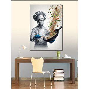 Kanvas Tablo Şef Aşçı 70x100 cm