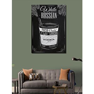 Kanvas Tablo White Russian İçecek Posteri