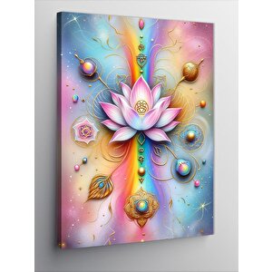 Kanvas Tablo Lotus Çiçeği 50x70 cm