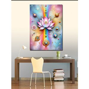 Kanvas Tablo Lotus Çiçeği 50x70 cm