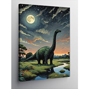 Kanvas Tablo Dinazor 100x140 cm