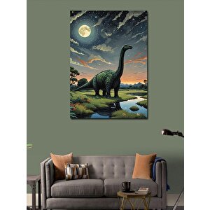Kanvas Tablo Dinazor 100x140 cm