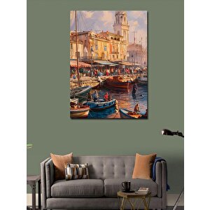 Kanvas Tablo Akdeniz Limanı 70x100 cm