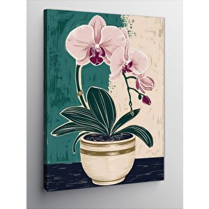 Kanvas Tablo Orkide Çiçeği 50x70 cm