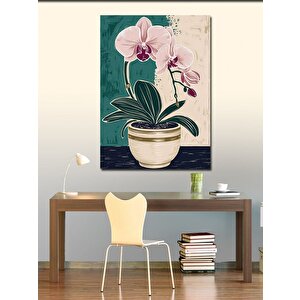 Kanvas Tablo Orkide Çiçeği 50x70 cm