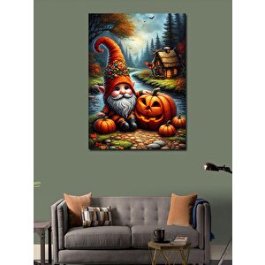 Kanvas Tablo Balkabağı Ve Cüce 100x140 cm