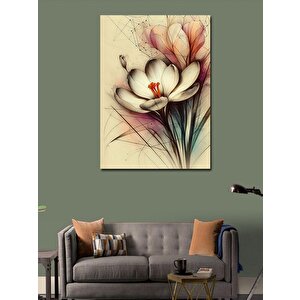 Kanvas Tablo Lotus Çiçeği 50x70 cm