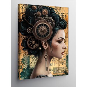 Kanvas Tablo Zaman Kadını 100x140 cm