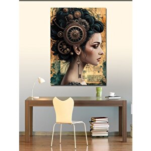 Kanvas Tablo Zaman Kadını 100x140 cm