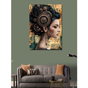 Kanvas Tablo Zaman Kadını 100x140 cm