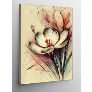 Kanvas Tablo Lotus Çiçeği 70x100 cm