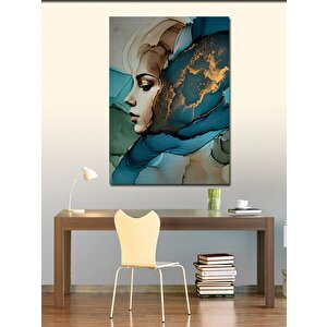 Kanvas Tablo Beyin Yarımküreleri 100x140 cm