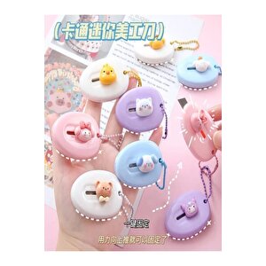 Wuvera Sevimli Emojili Mini Maket Bıçağı - (1 Adet)