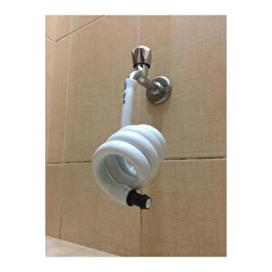 Wc Hortummatik Yere Değmeyen Wc Hortumu - Beyaz Renk