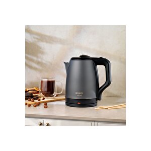 Schafer Hitze Paslanmaz Çelik Su Isıtıcı (kettle)-antrasit