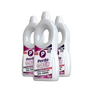 Tül, Dantel Ve Hassas Kumaşlar İçin Sıvı Perde Ve Çamaşır Deterjanı 3 Adet 1200 Ml