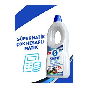 3'ü 1 Arada %100 Yerli Üretim Sıvı Çamaşır Deterjanı 1200 Ml