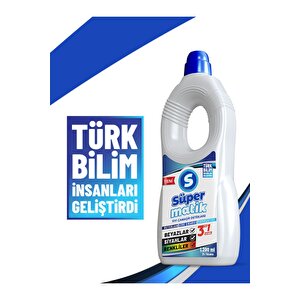 3'ü 1 Arada %100 Yerli Üretim Sıvı Çamaşır Deterjanı 1200 Ml