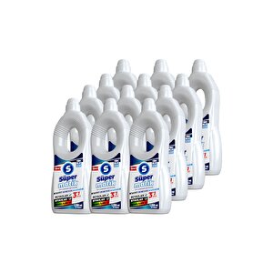 3'ü 1 Arada Sıvı Çamaşır Deterjanı 12 Adet X 1200 Ml