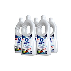 3'ü 1 Arada Sıvı Çamaşır Deterjanı 1200 Ml X 5 Adet