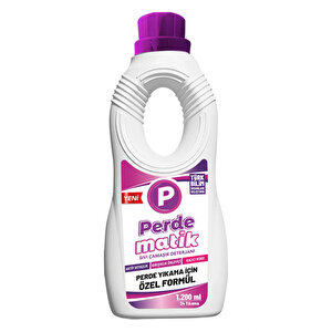 Perdematik Tül, Dantel Ve Hassas Kumaşlar Için Sıvı Perde Vegan Çamaşır Deterjanı 1200 Ml