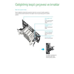 Schneider Asfora Beyaz Anahtar - Çerçeveli