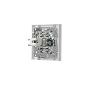 Schneider Asfora Beyaz 1*rj45 Data Priz - Çerçeveli