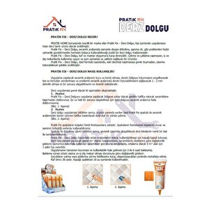 Fix Kullanıma Hazır Derz Dolgu Beyaz 400 Gr-eski Derz Üzerine Uygulanır-su Kaçaklarını Önler
