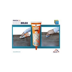 Fix Kullanıma Hazır Derz Dolgu Beyaz 400 Gr-eski Derz Üzerine Uygulanır-su Kaçaklarını Önler